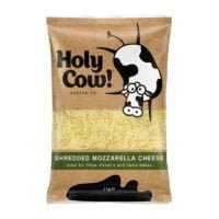 HOLY COW SHREDDED MOZZARELLA CHEESE 6X2KG