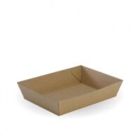 BIOBOARD BROWN FOOD TRAY #3 240'S