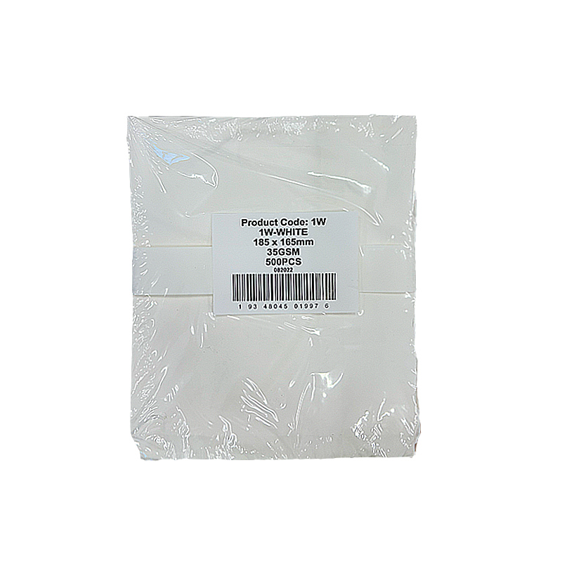 BAGS WHITE 1SQ 500PCS