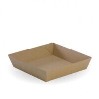 BIOBOARD BROWN FOOD TRAY #2 240'S