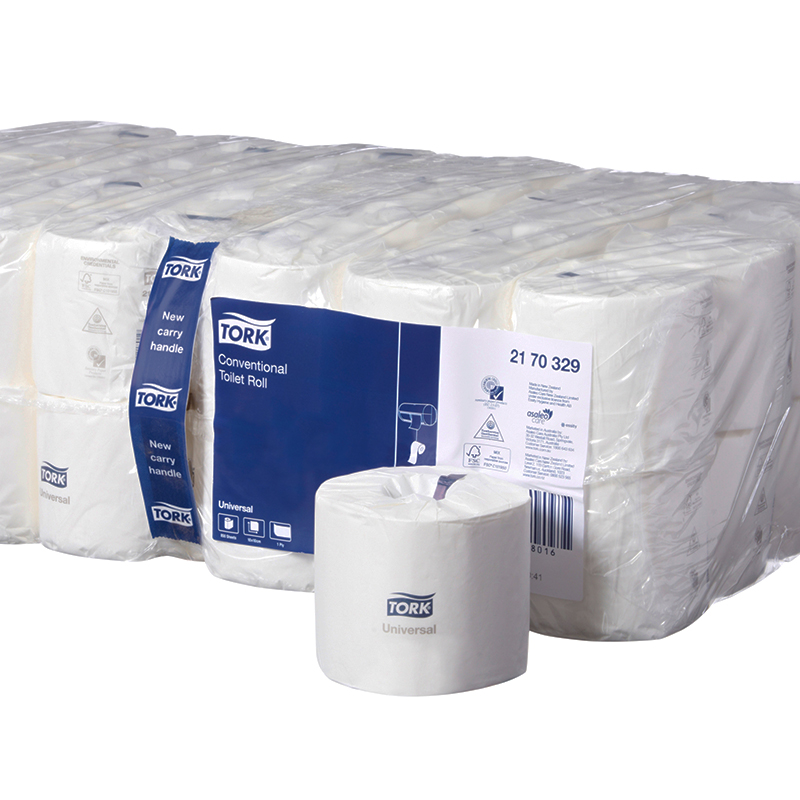 TOILET PAPER 1PLY INDIV WRAP TORK (48X850SH)