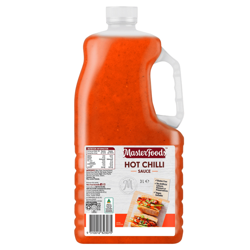 CHILLI SAUCE *HOT MFOODS 3LT*4