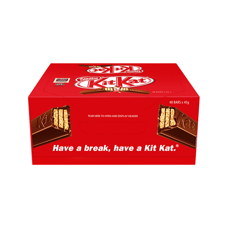 KIT KAT 4FINGER F/WRAP NESTLE (45G*48)x6