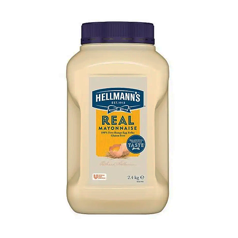 REAL MAYONNAISE HELLMANNS 2.4KG*4
