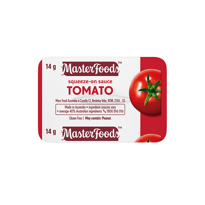 TOMATO SAUCE SQZ P/C MFOODS (100X14G)