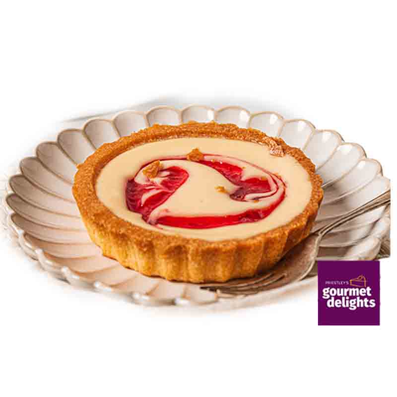 PRIESTLEY'S IND STRAWBERRY C/CAKE TART G/F 6X6'S