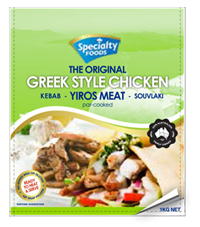 SPECIALTY FOODS CHICKEN YIROS MEAT 6X1KG