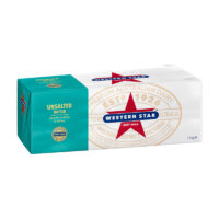 WESTERN STAR UNSALTED BUTTER 8X1.5KG