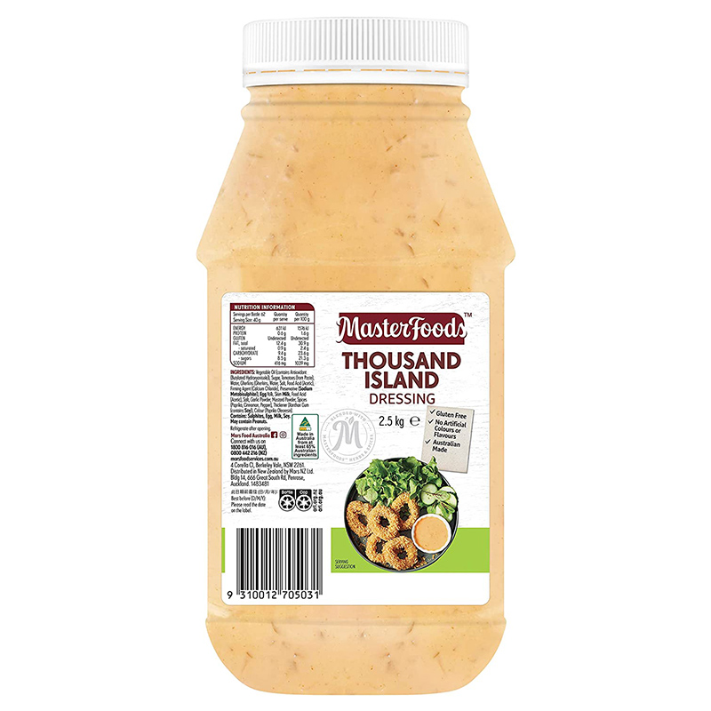THOUSAND ISLAND DRESSING MFOODS 2.5KG*6