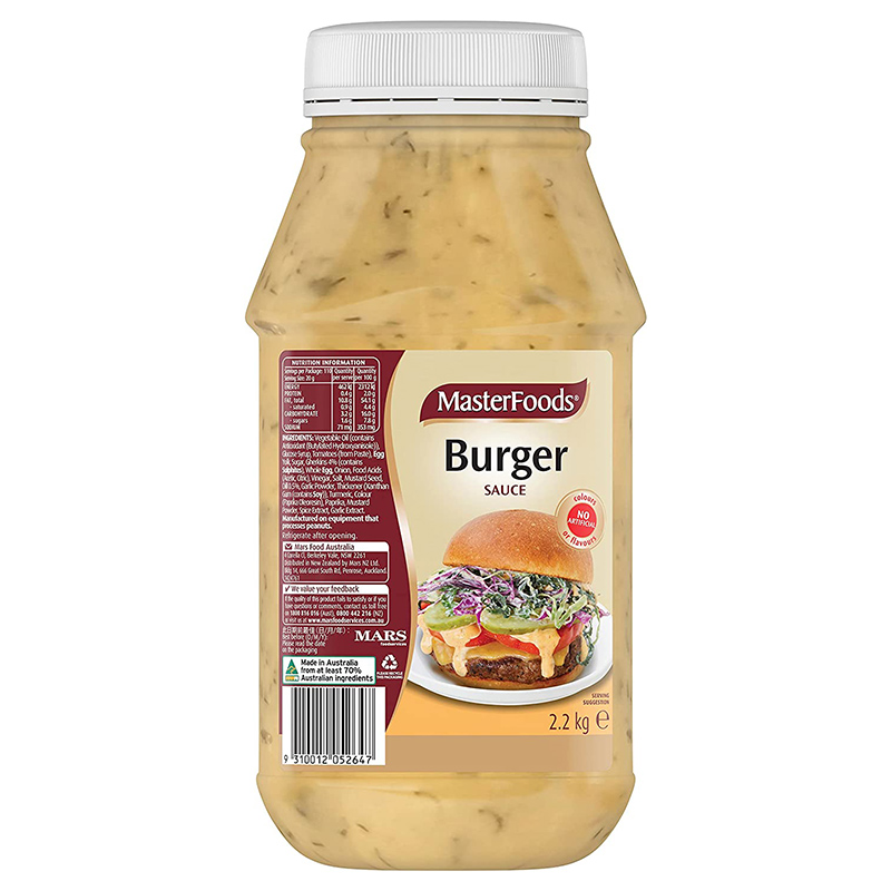 BURGER SAUCE MFOODS 2.2KG*6