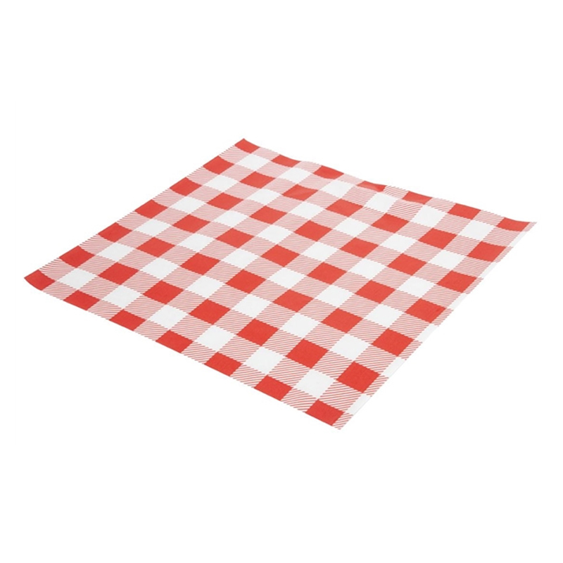GREASEPROOF PAPER GINGHAM RED 20*200'S