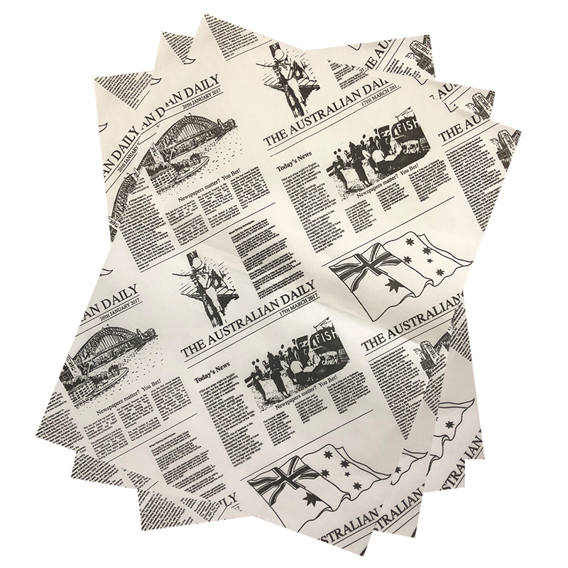 GREASEPROOF PAPER NEWSPRINT 40GSM 200'S*20