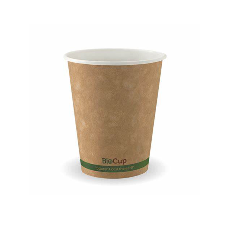 COFFEE CUPS 8OZ SINGLE WALL BIO 1000'S