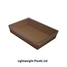 CATERING TRAY BRN KRAFT MED 360x255x80MM 50's